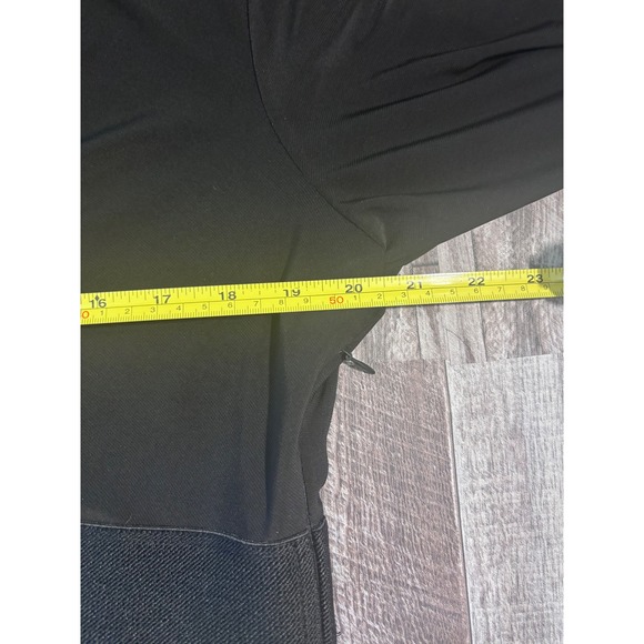 Lane Bryant Dress Size 16 Black White Polka Dot 3/4 Sleeve Career - Picture 3 of 5